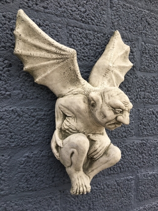 Gargoyle - bat - demon expeller - guardian - stone cathedral figure